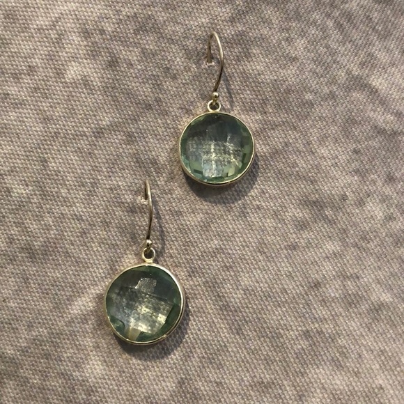 Aquamarine Drop Earrings - Picture 1 of 3